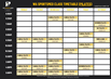 WA SportsMed Pilates Timetable